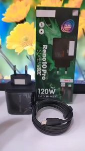 Charger OPP RENO 10 PRO Super VOOC 120W Full Black Support Fast Charging