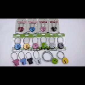 Gembok Pin Kode/Gembok Kait Koper/Tas Hias 3 Digit Model Baju