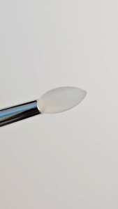 ไม้ตักลิปหัวซิลิโคนมีฝาปิด Lip scoop with Silicone แบบเซ็ต 3 ชิ้น (Set 3 pcs.) by Rizzer