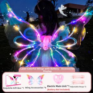 BABYSHOME | Light Up Fluttering Wings Electric Childrens Toy