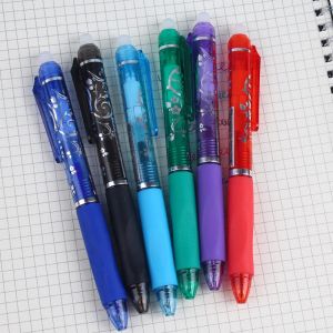 6 Cái/bộ Bút Gel Có Thể Xóa Được Màu Sắc 0.5 Mm Fine Point Công Suất Lớn Magic Xóa Được Bút Cho Trường Học Đồ Dùng Viết