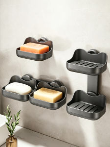 MOSHANG | Wall-Mounted Drainable Dual-Layer Soap Box