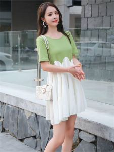 Maternity Summer Dress Dress Trendy Small-Fresh Super Fairy A- line Maternity Trendy Hot Mom Stylish Summer Skirt Summer