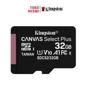 Kingston Canvas Select Plus Class 10 microSD Card 32GB (SDCS2/32GBSP) 100MB/s untuk CCTV Kamera HP