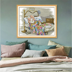GUANGMANZHI | Loving Couple DIY Cross Stitch Embroidery Picture