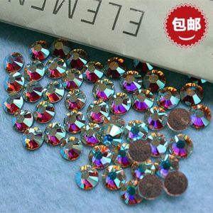 Colorful Rhinestone Latin Wedding Dress DIY Stickers Shiny Synthetic Cubic Zirconia Sparkling Adhesive Diamonds Fashion Accessories