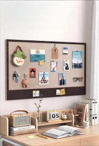 Formaldehyde free Punch free 60cm x 80cm Felt board Bulletin board Pin board Memo board Notice board Photo wall Display board Wall decor Eco friendly Creative decor Wall organizer Planning record Tack board Easy install Life organizer
