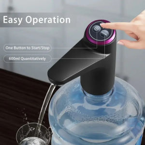 Portable 5-gallon Water Dispenser with USB Charging-Automatic Electric Pump Suitable for Home Office and Outdoor Use