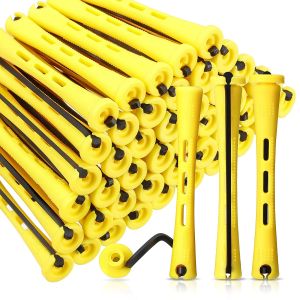 Perm Rods and 60 Pieces Hair Rollers with Hair Cold Wave Rods Hair Curler for Women Long Short Hair(8 Sizes)