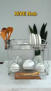 GIÁ ÚP CHÉN BÁT HiVE NOB 2 TẦNG INOX 304 THANH LA CAO CẤP (HOT SALE)
