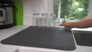Gemilai rubber anti slip pad waterproof heat-insulating quick drying waterproof oil resistant anti fouling kitchen countertop protection rubber pad anti slip coffee pad 40 * 50/40 * 60cm