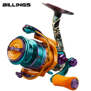 BILLINGS HA Spinning Reel 22LB Max Drag5.2:1 Gear RatioMetal SpoolCNC RockerSpinning Fishing Reel For Fresh Salt Water