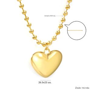 สร้อยคอจี้รูปหัวใจแบบกลวง 1 ชิ้น เครื่องประดับคลาสสิก สแตนเลสชุบทอง อุปกรณ์เสริมสำหรับงานปาร์ตี้สำหรับสาวๆ แฟชั่นอเนกประสงค์
