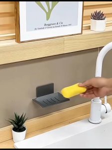 Wall Paste Bar Soap Rack Bathroom Soap Holder Hotel Home Stainless Steel Drillless