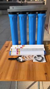 2/3/4 Stage 20 Inch Deep Well Water Filter Housing Complete Set with Free Filter 20x2.75 Inch