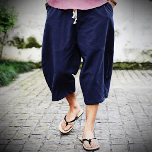 JIARONG | Summer Lightweight Cotton Linen Pants Loose Harem
