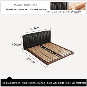 Luxury High-end Vintage Large Soft Bed