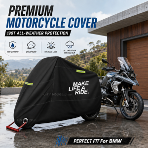 Premium Motorcycle Cover All Weather Dust Rain UV Protection 190T Oxford Cloth For For BMW R1200GS R1250GS R 1200GS R1250 GS R