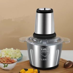 เครื่องบดเนื้อไฟฟ้า 3L เครื่องบดเนื้อสแตนเลสมัลติฟังก์ชั่น 300 W Strong Power เครื่องปั่นในครัวเรือนอาหาร