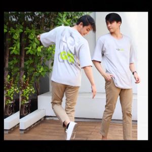 PX - Baju Kaos Oversize Distro Style Korea Cowok Cewek Lengan Pendek Tshirt Couple Branded Premium