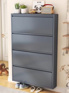DIBIOU | Ultra-thin Space-saving Entryway Shoe Cabinet