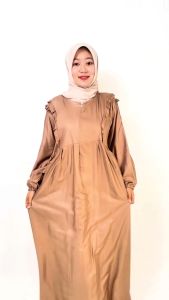 Sapasara - Abaya Jumbo Gamis Syari Bahan Rayon Bumil & Busui Friendly