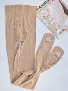 Superb Fleshcolor Pantynose Womens Spring & Fall 120d High Waist Shaping Velvet Pantyhose Flesh Color Nude Feel Nature Stockings