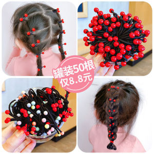 Dây Buộc Tóc Đàn Hồi Cho Bé Gái Dây Buộc Tóc Dễ Thương Cho Bé Gái Không Gây Hư Tổn Cho Tóc Phụ Kiện Tóc Cho Bé Gái Mùa Đông