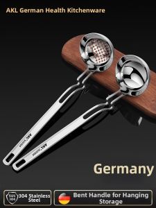 AKL | Wall-Hanging Thickened Stainless Steel Ladle Slotted Spoon