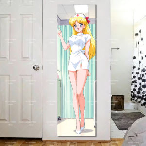Bandai | Sailor Venus Minako Aino Nurse Vertical Tapestry Hospital Background Sailor Moon Anime Long Wall Hanging Door Decor