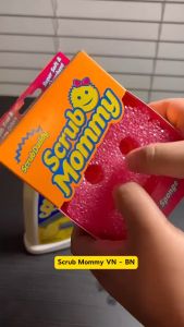 Miếng Rửa Chén Cao Cấp Scrub Mommy Chính Hãng Scrub Daddy Bọt Biển Mặt Cười Không Bám Mùi