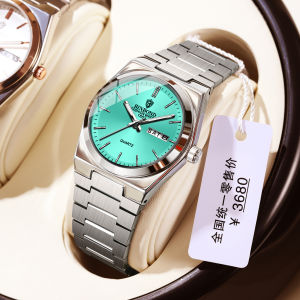 BINBOND New 103 Ultra Thin Business Womens Quartz Watch Double Calendar Waterproof Night Light Non Mechanical Womens Watch