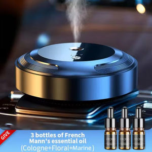 EKLEVA Car perfume Intelligent Clock Diffuser Car Air Purifier Fragrance For Car Aromatherapy Instrument perfume Car Accessory