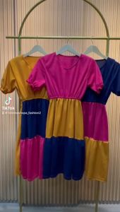 MRSBAJU - DRESS MURAH / DRESS WANITA POLOS / DRESS KEKINIAN / DASTER TERBARU - FN DASTER CANDY