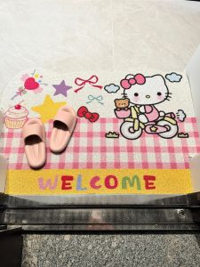 Thảm Chân Đi Vào Nhà Có Thể Cắt Chải Rửa Bằng PVC Chống Bụi Không Cần Giặt Thảm Hình Chữ Nhật Chống Trượt Cấp a Dùng Trong Nhà