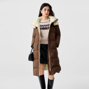 Koradior | Warm Thermal Down Coat Hooded Women