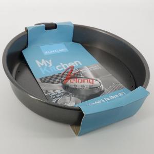 High End Heat Resistant Non-Stick Coated round Cake Baking Pizza Pan 6 7 8 9 Inch Removable Base Kitchen Cooking Utensils