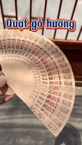 Quạt Gỗ Xếp Cổ Trang Phụ Kiện Chụp Ảnh Cosplay Decor Quạt Gỗ Cầm Tay Họa Tiết Trang Trí Phong Cách Cổ Xưa