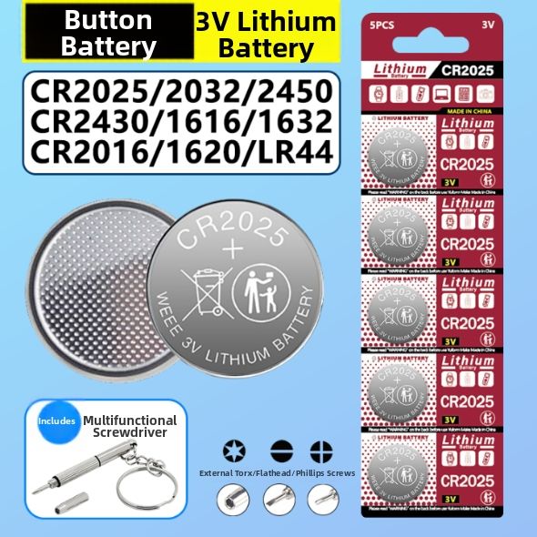 Car Key Remote Control Button Battery 3V CR2032 CR2025 CR4530 Suitable ...