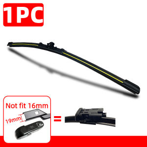 PINMOAP 1PC Front Wiper Blade Fit For Top Lock (19mm) 12"13"14"15"16"17"18"19"20"21"22"24"26" Quiet Streak Free Auto Accessory