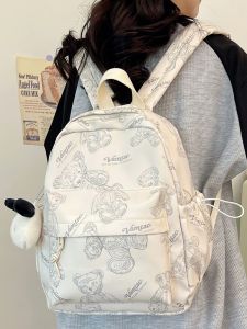 New 2024 Childrens Floral Print Backpack Ladies Outdoor Travel Hiking Shoulder Bag Soft Nylon Material Lightweight Waterproof