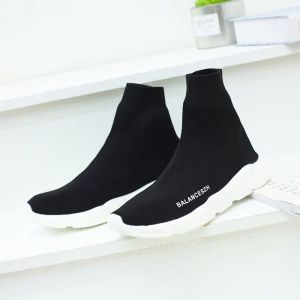 Womens Casual Socks Shoes Breathable Mesh High Top Student Black 2024 Autumn Sports Shoes Fashionable Korean Style All-Match