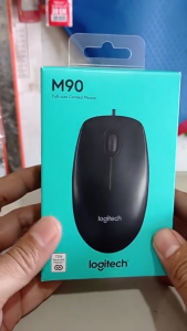 Mouse Logitech M90 mouse Ambidex USB Type-A Optikal 1000 DPI Black Ori