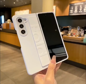 Jencase Elastic Wristband Phone Case for Samsung Galaxy Z Fold 7 6 5 4 Protection Hard PC Back Cover TPU Wrist Strap Fold6 Fold7 Fold6 Fold5 Fold4 Phone Cover Casing