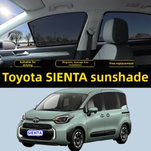 HUICHANG | Magnetic Sun Shade Curtain For Toyota Sienta 10 Series XP210 Heat Isolation