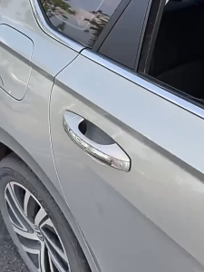 Black White Silicone Car Door Lock Protection Sleeve Shock Absorber Sleeve Anti-Collision Rubber Pad Easy To Install Door Scratch Resistant Silent Silicone Can Be Firmly Fixed Durable Silicone Pad