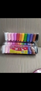 Clay Mainan Anak 1 pak isi 12Pcs 12 Warna - Kemasan Terpisah Aman