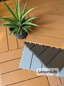 แผ่นปูพื้นสวน พื้นระเบียง 30x30 ซม. ทนแดด ต้านเชื้อแบคทีเรีย ทนฝน กันลื่น ติดตั้งง่าย ตกแต่งสวน