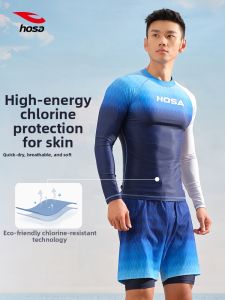 Hosa | Mens Sun Protection Anti-Embarrassment Swimming Trunks