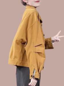 Fashionable Petite Spring Style Workwear Denim Jacket